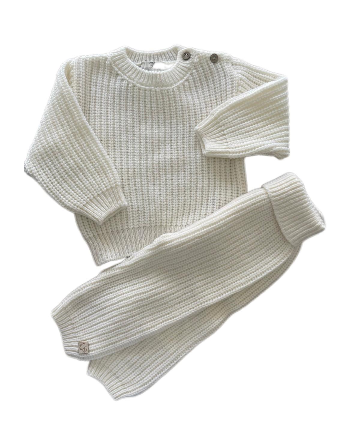 Ghettina in maglia bianca
