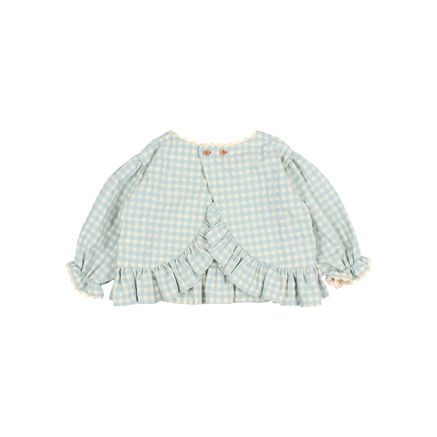 Blusa Gingham Acqua