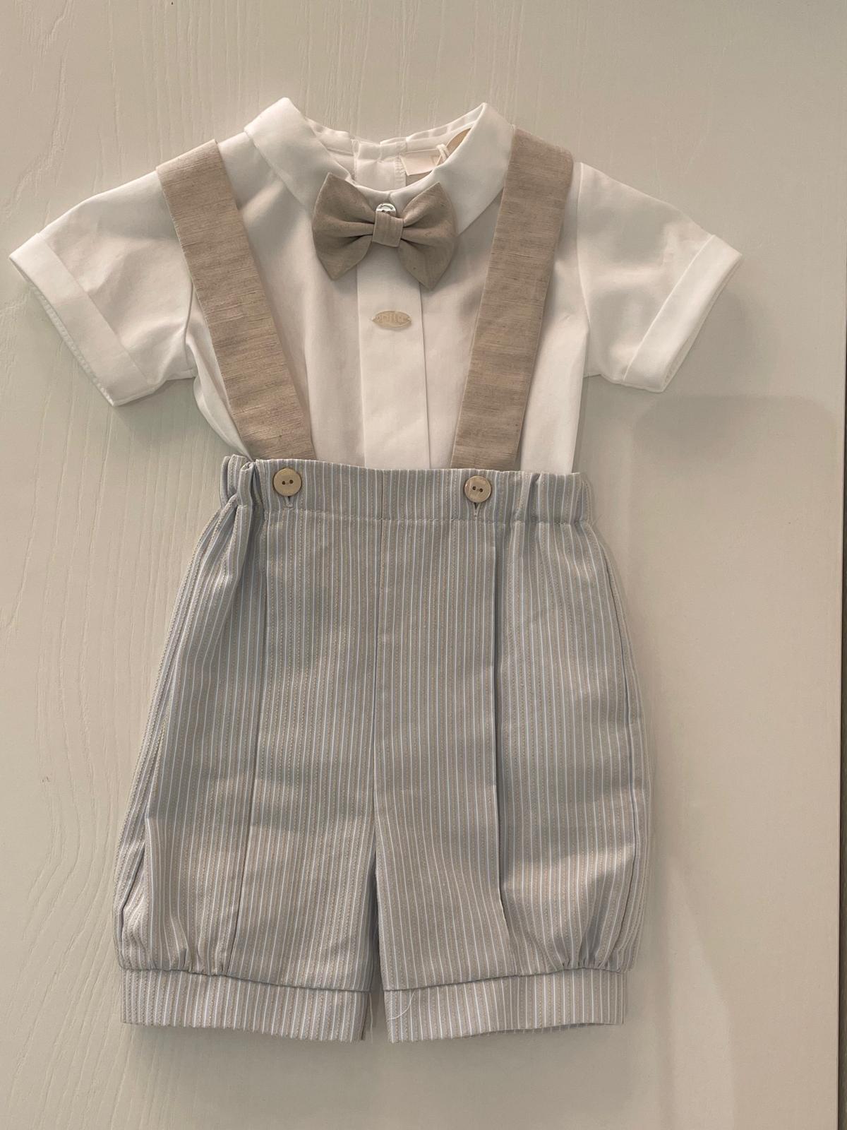Completo bimbo Azzurro&beige