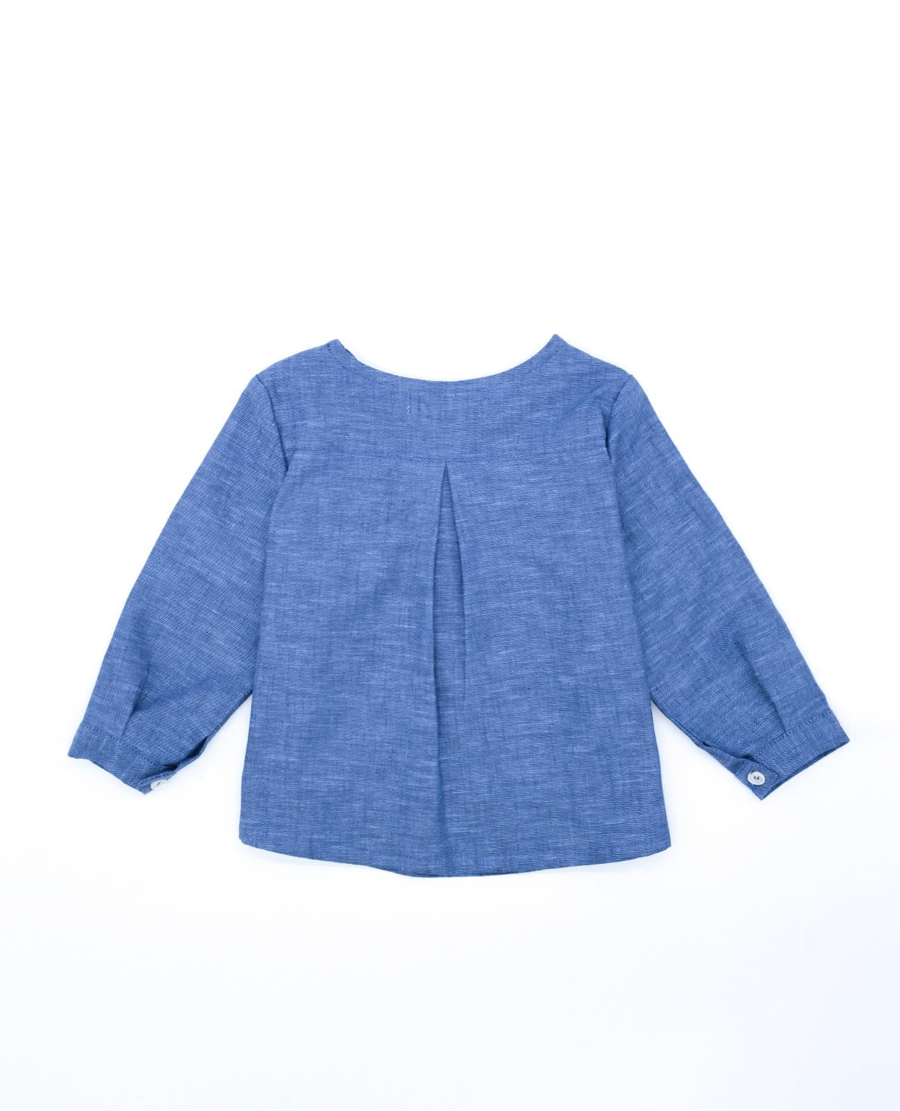 Camicia Blu serafino