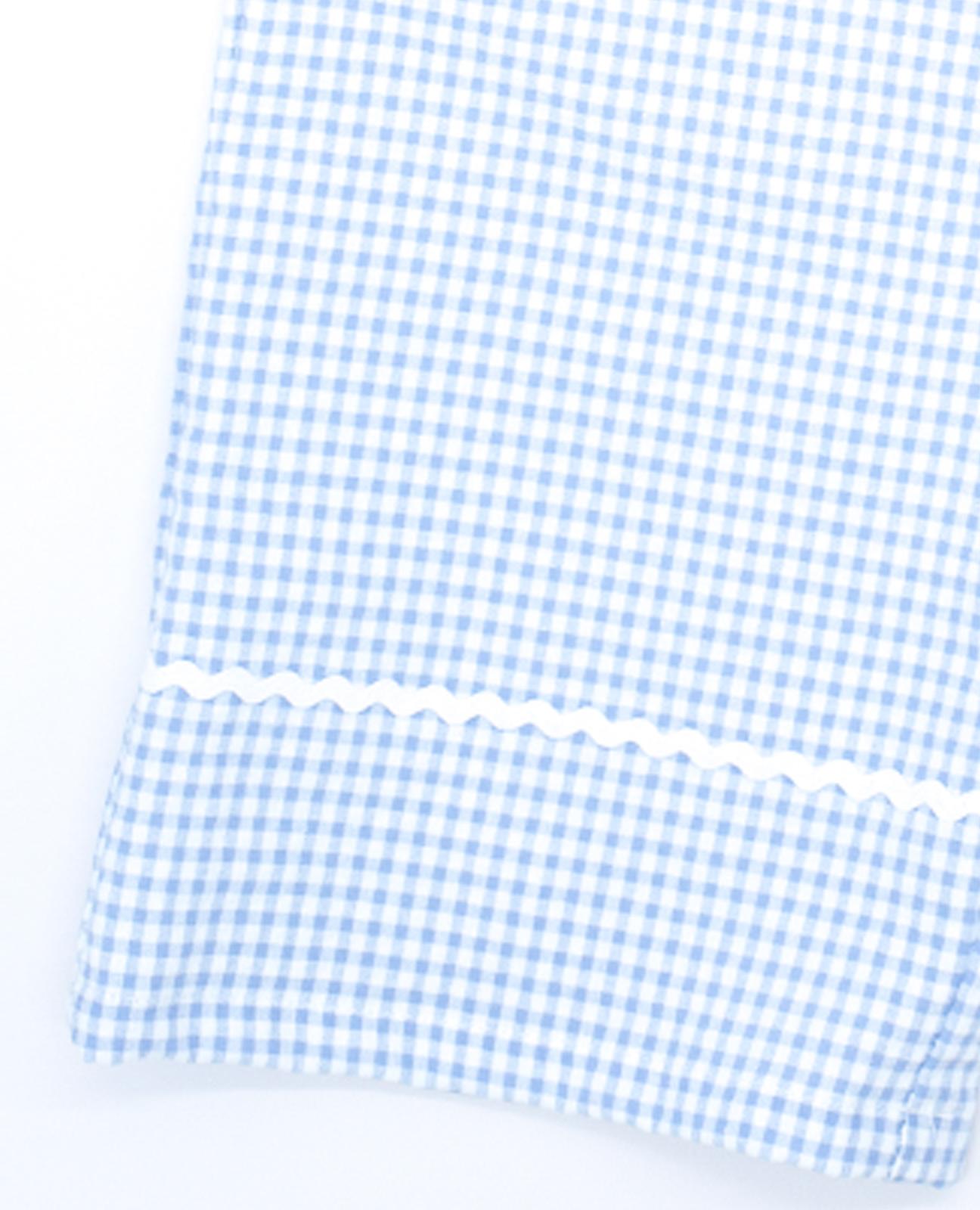 Pantalone Vichy con dettaglio Passamaneria