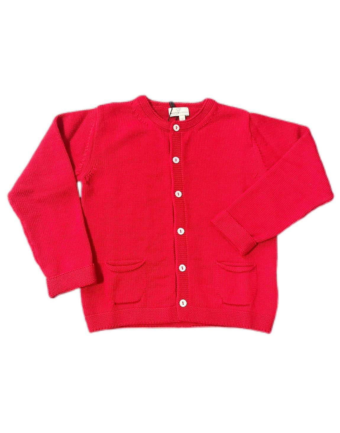 Cardigan rosso
