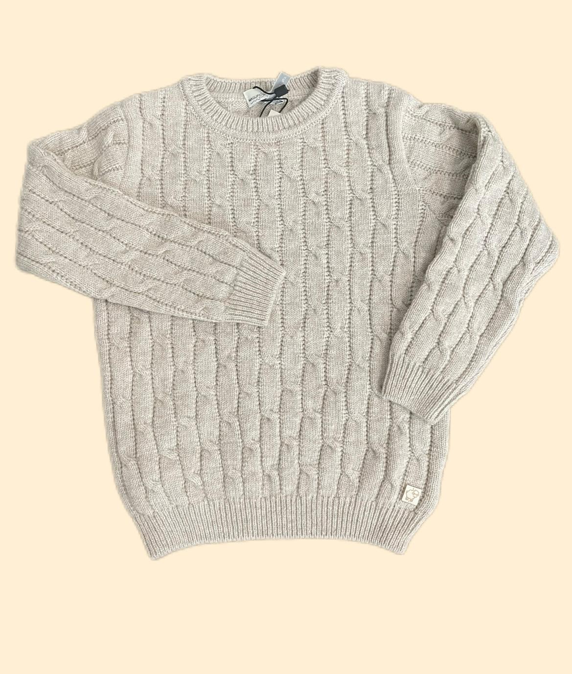 Maglione trecce