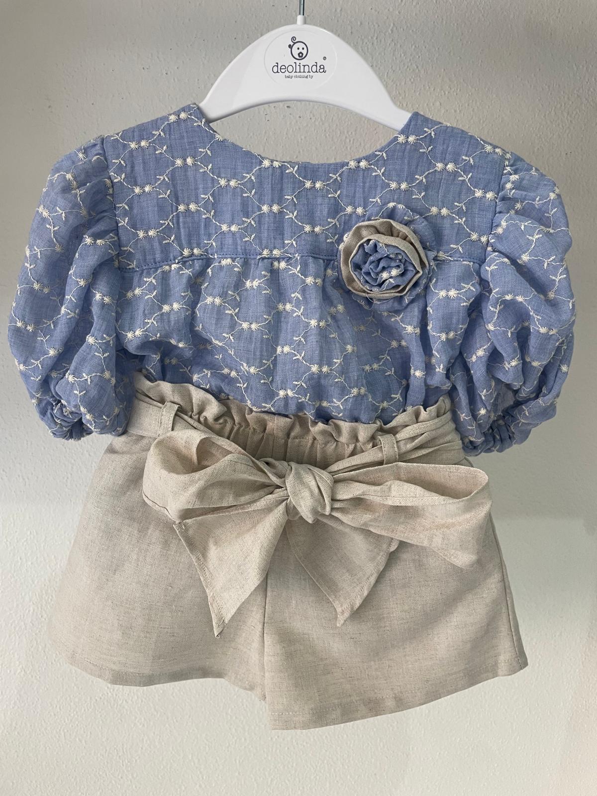 Completo 2 pezzi Short e Blusa
