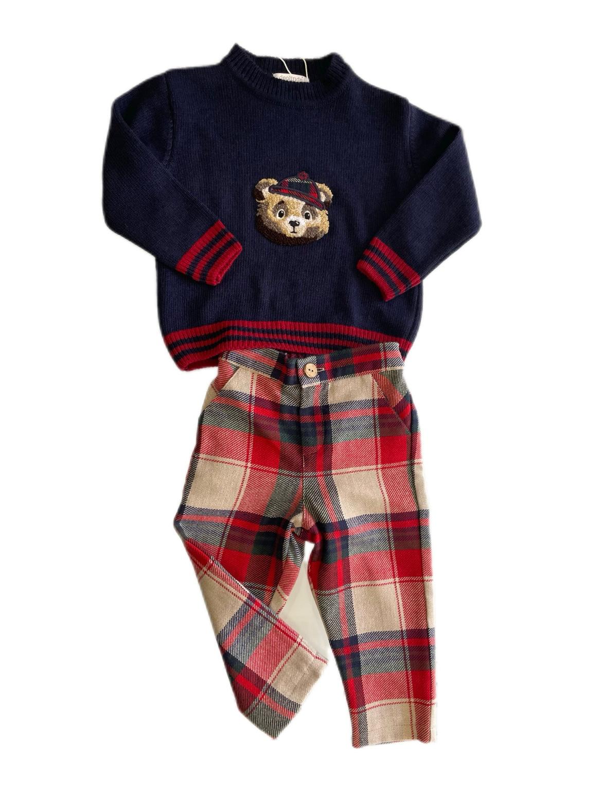 Completino Bimbo Tartan