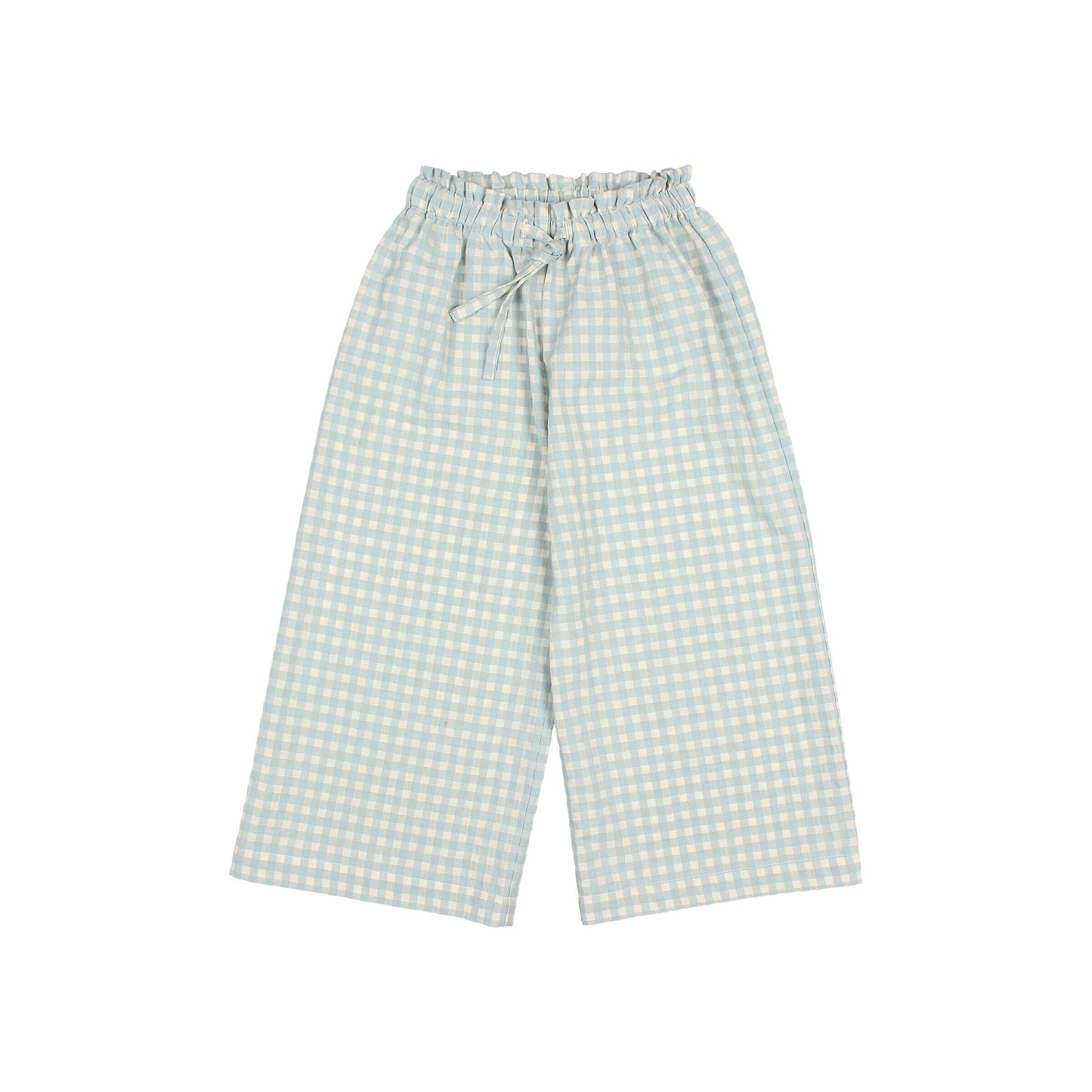 Pantalone Gingham Acqua