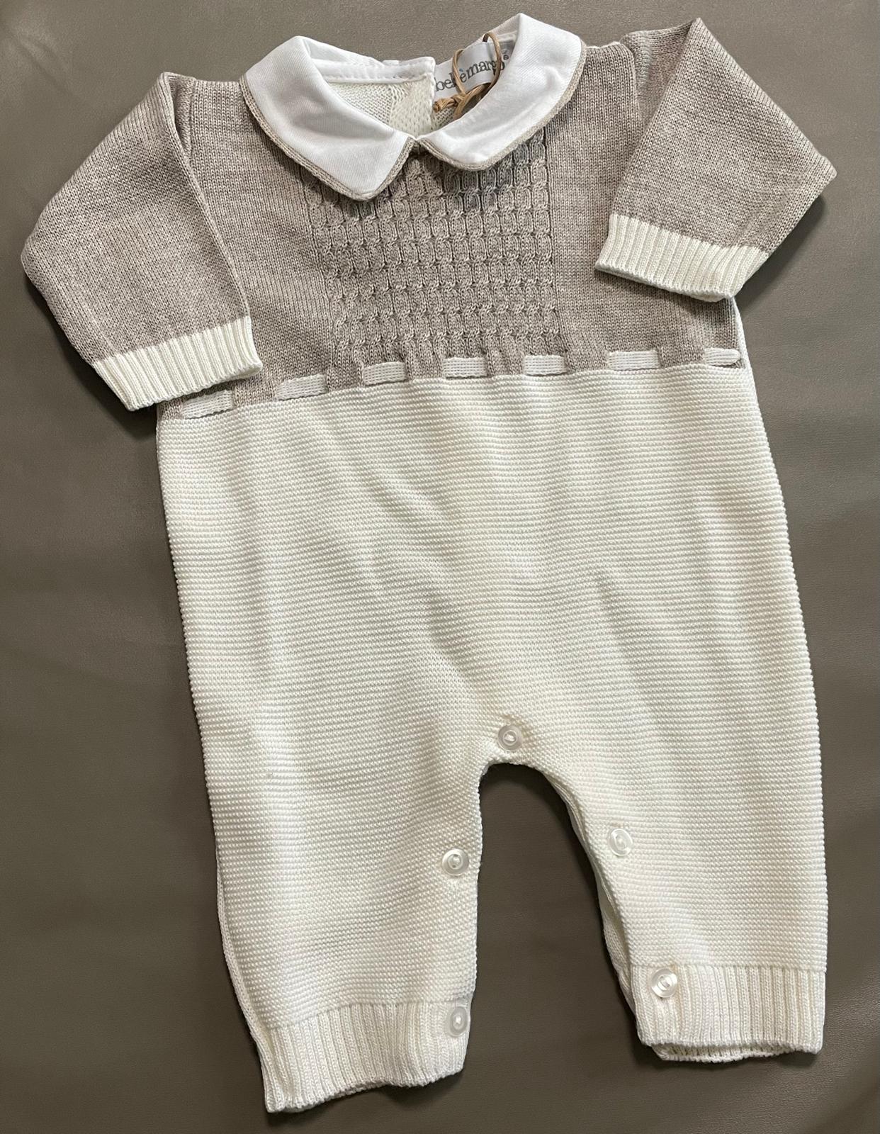 Tutina in filo "Panna&tortora"