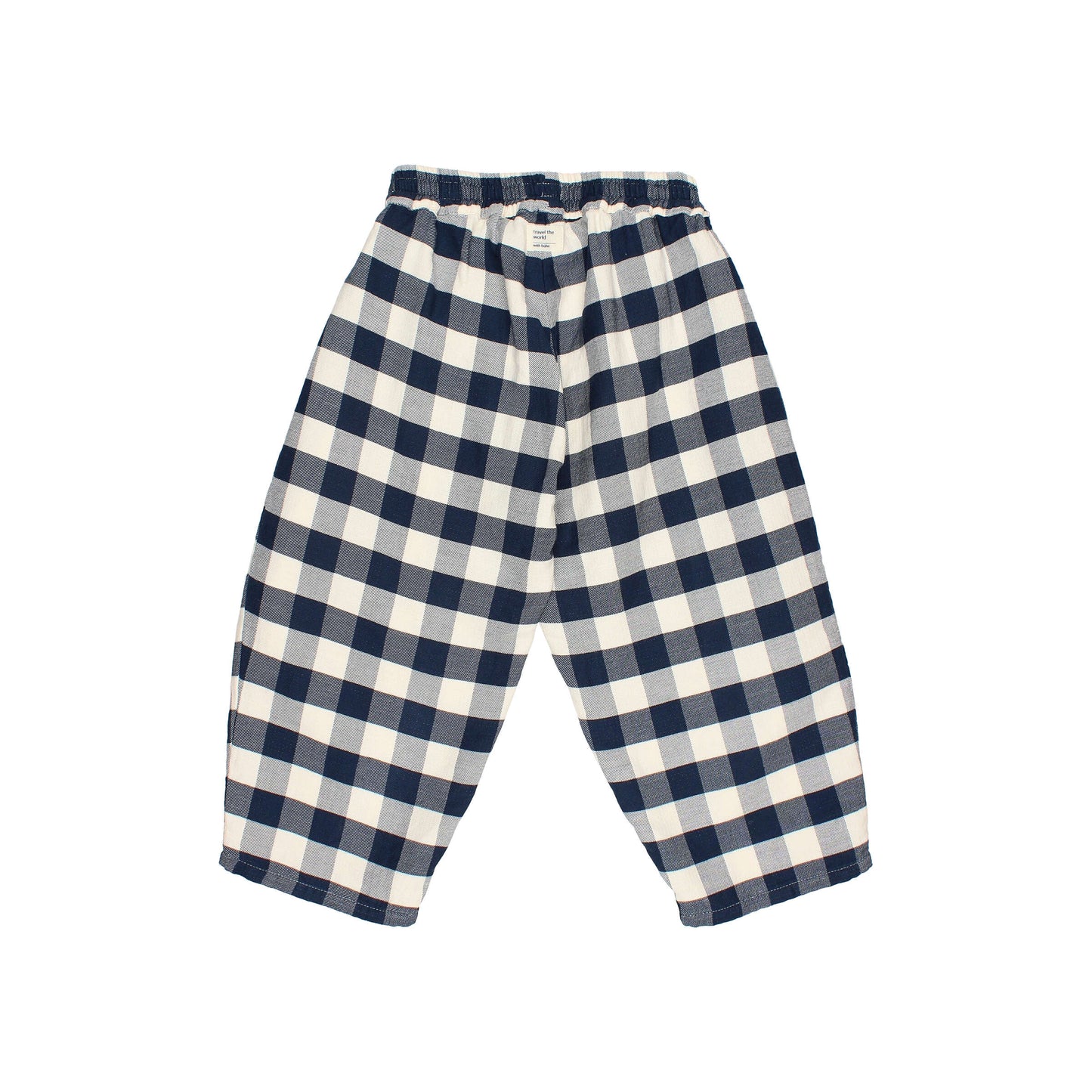 pantalone gingham