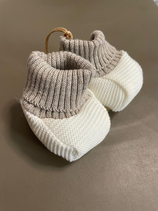 Babbucce "Panna&Tortora"