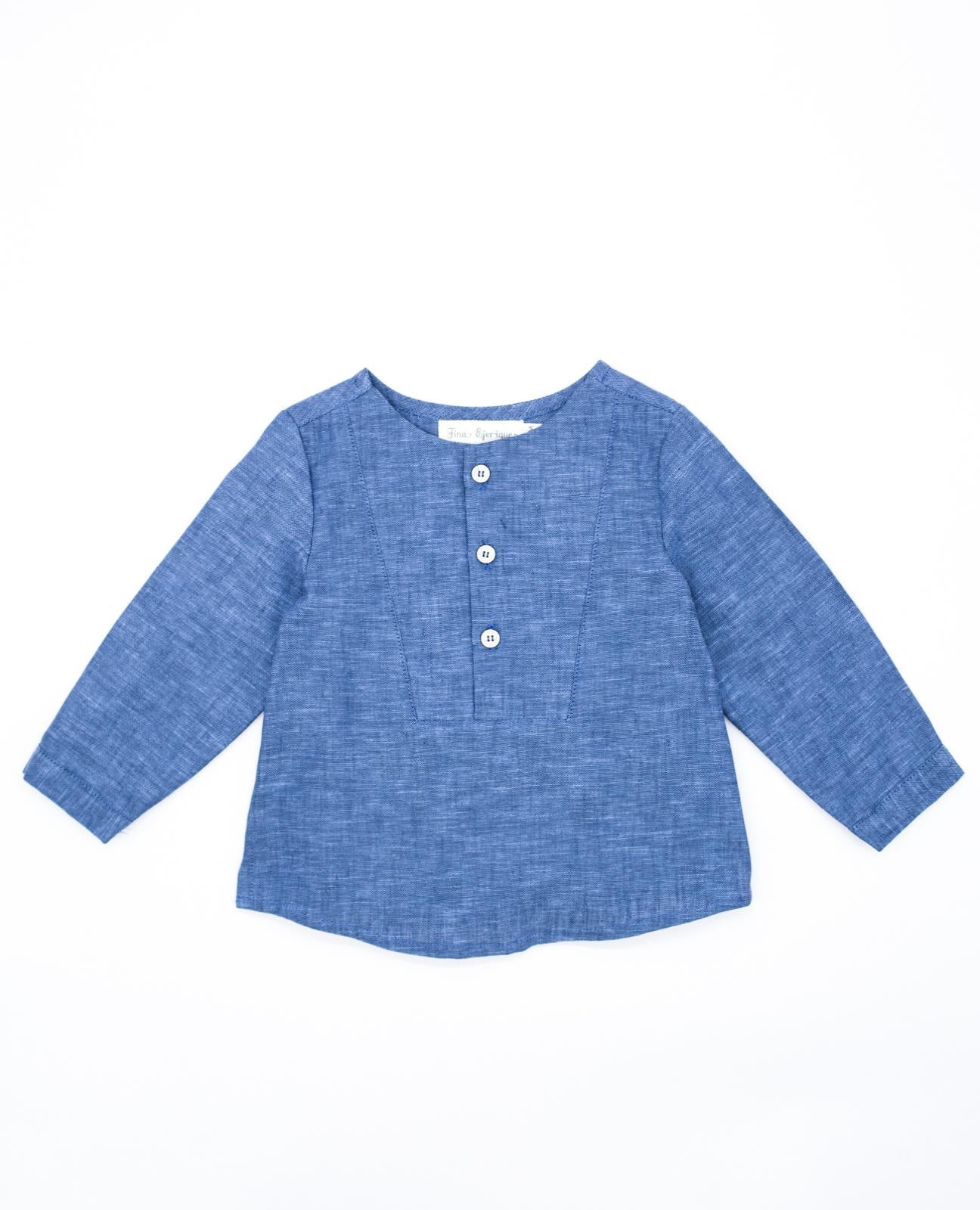 Camicia Blu serafino