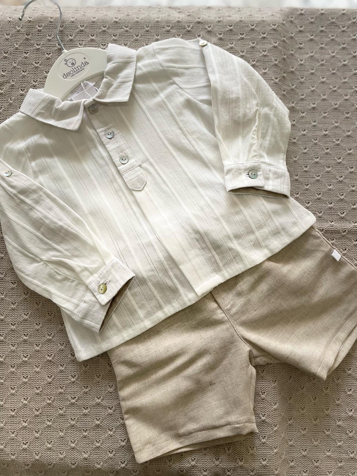 Completo bermuda e camicia