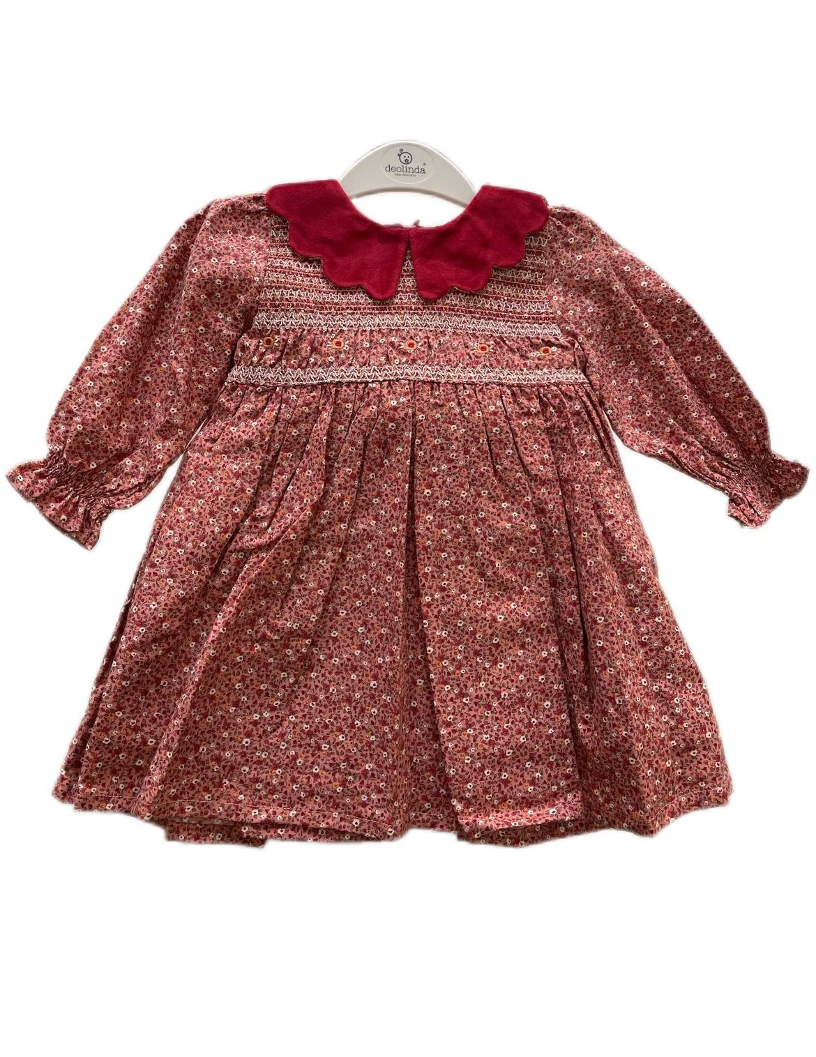 Abito rosso Punto Smock
